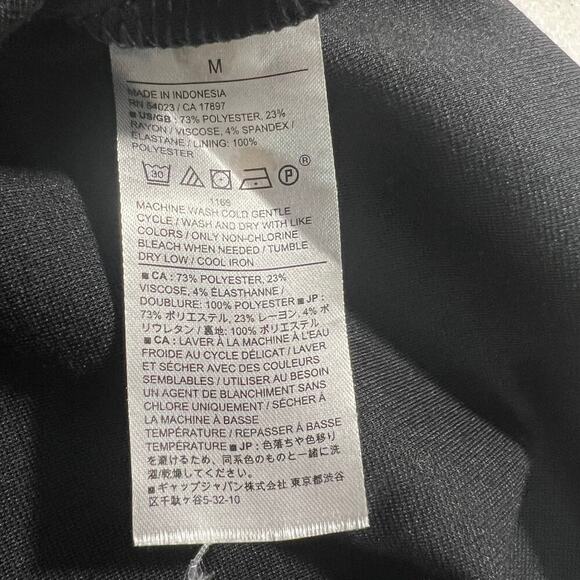 Banana Republic Women's Size M - Ponte Bustier Black  Tank - Picture 7 of 10